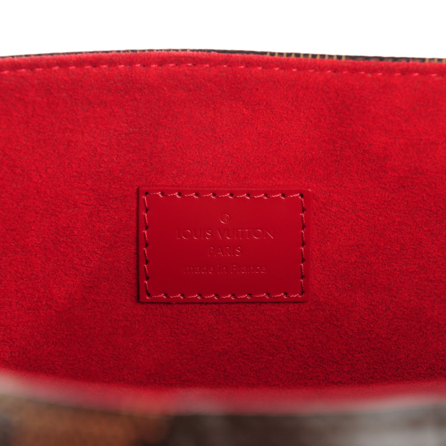 Damier Ebene Caissa Hobo Cherry