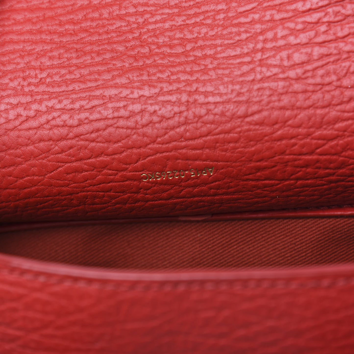 3.1 Textured Calfskin Mini Pashli Satchel Red