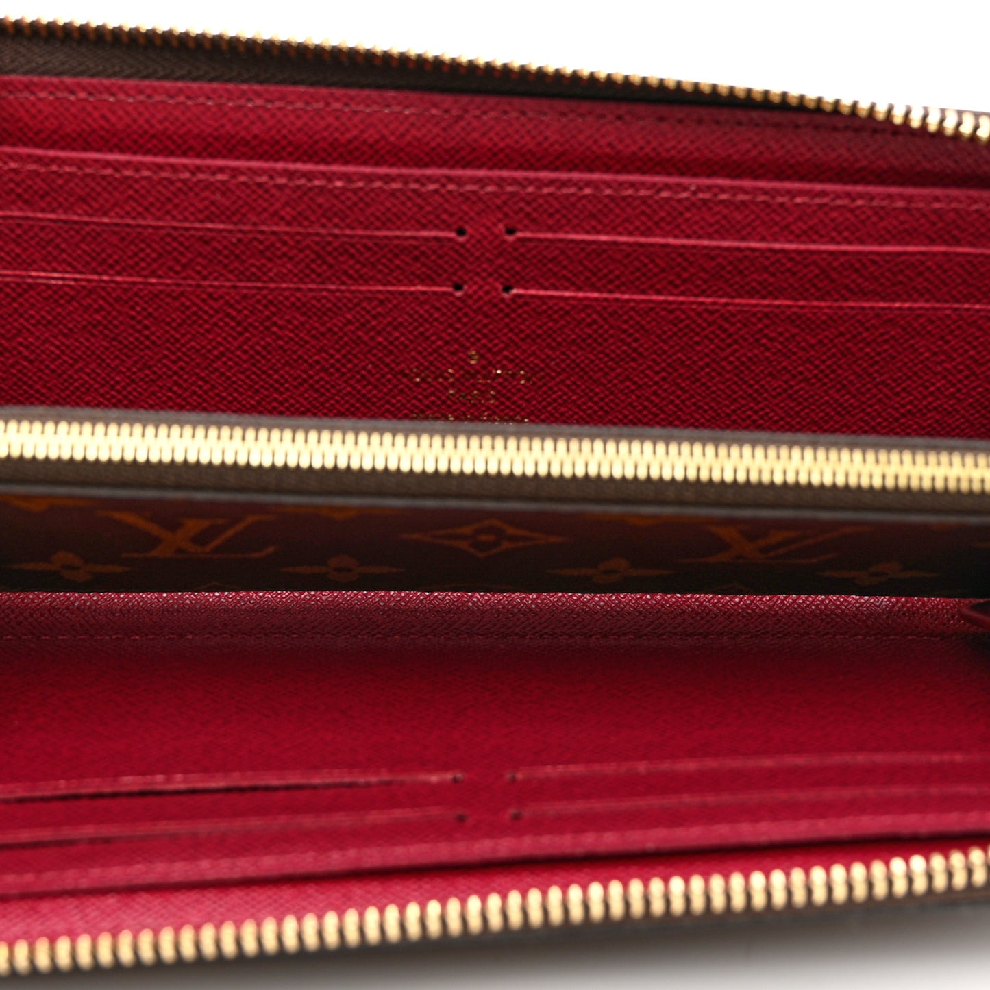 Monogram Clemence Wallet Fuchsia