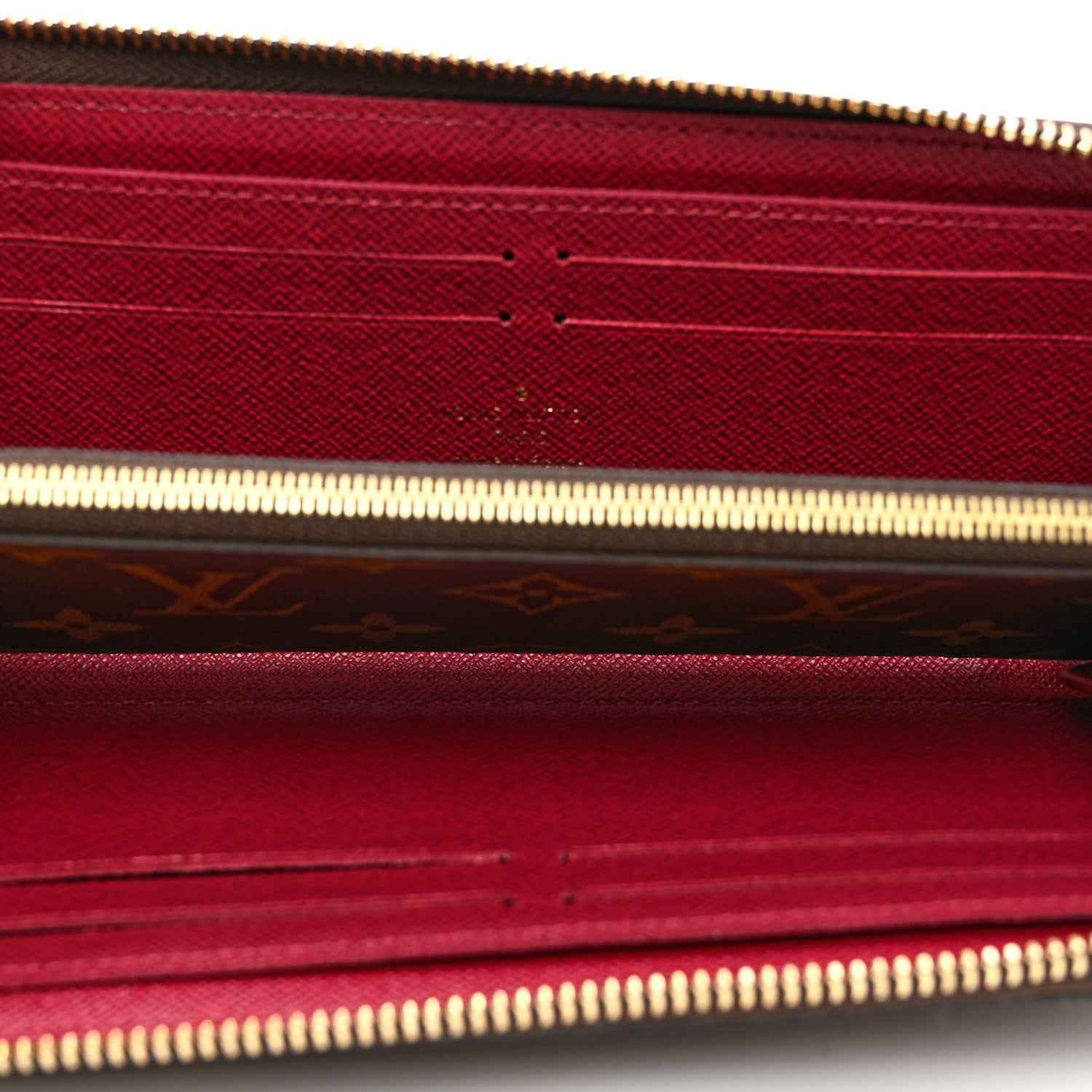 Louis Vuitton Monogram Clemence Wallet Fuchsia 5 of 7