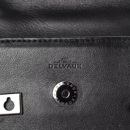 Delvaux Smooth Calfskin Mini Tempete Satchel Black 7 of 7