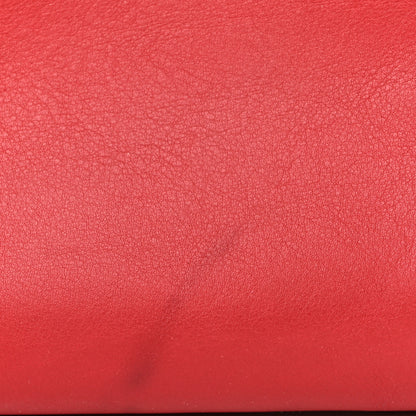 Saint Laurent Calfskin Baby Monogram Cabas Red 11 of 11