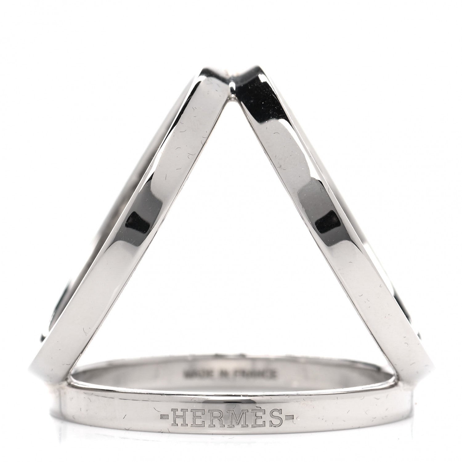 Hermes Palladium Trio Scarf Ring 1 of 5