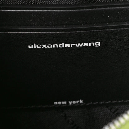Alexander Wang Satin Heiress Crossbody Bag Golden Kiwi 6 of 8