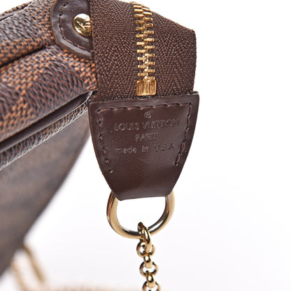 Louis Vuitton Damier Ebene Eva Clutch 6 of 13