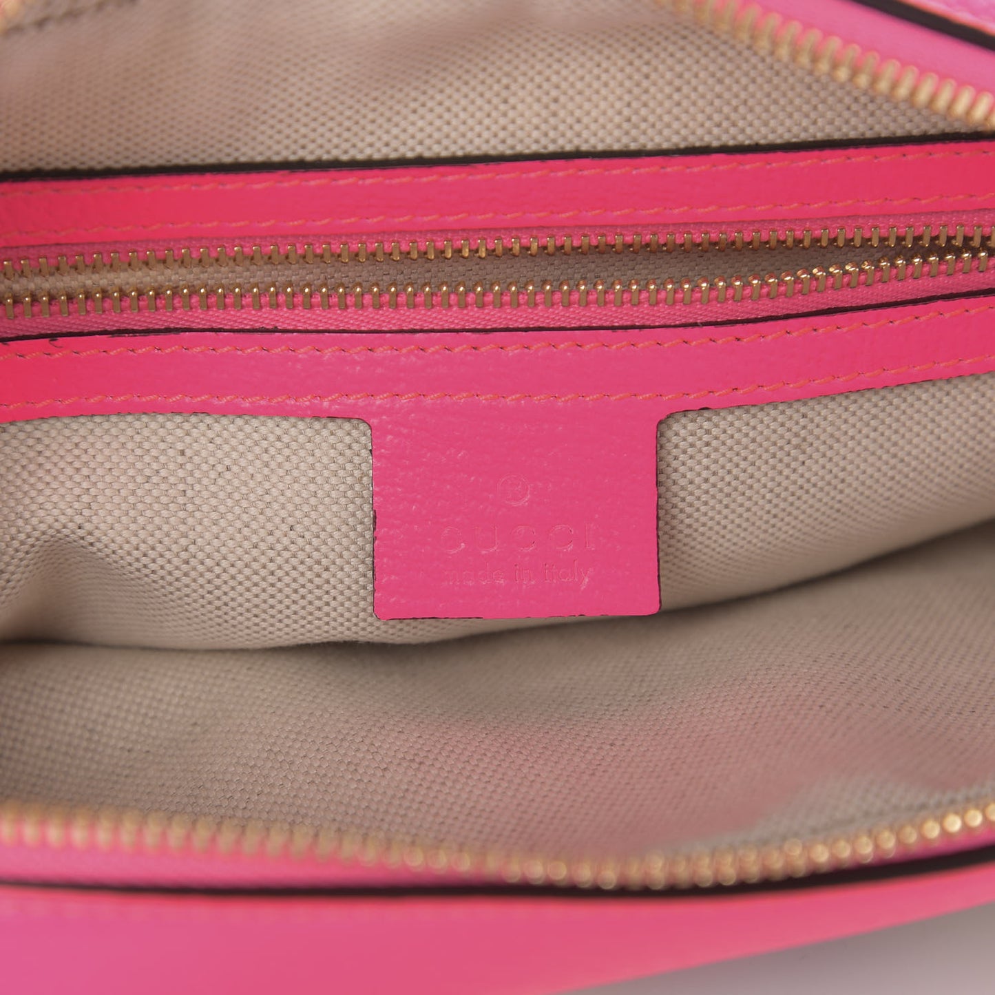 Canvas Flora Floral Shoulder Bag White Fuchsia Fluo