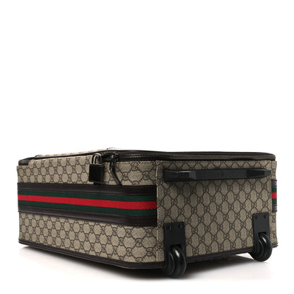 Gucci GG Plus Monogram Small Web Trolley Brown 3 of 12