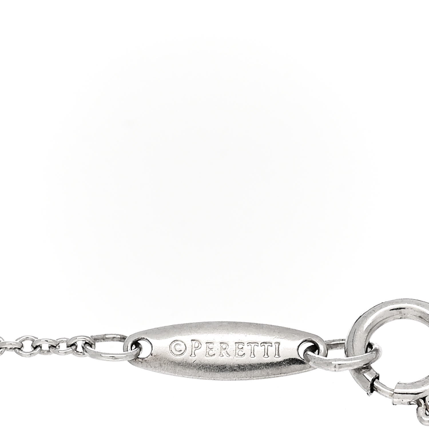 Tiffany Platinum Diamond .30ctw Elsa Peretti Diamonds by the Yard Station Bracelet 3 of 5
