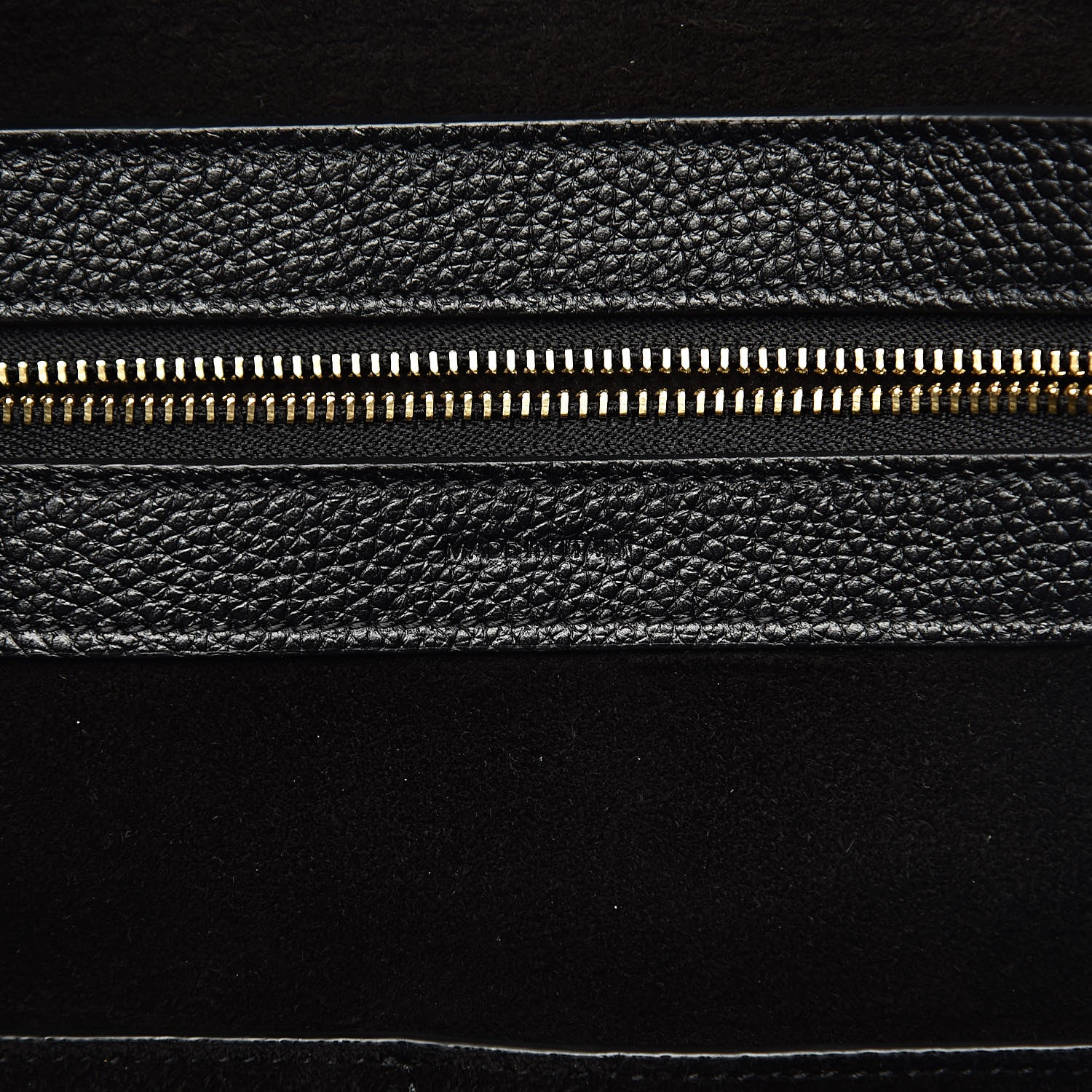 Celine Soft Grained Calfskin Medium Belt Cabas Phantom Black 6 of 10