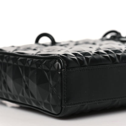 Christian Dior Calfskin Cannage Diamond Lady D-Joy Black 7 of 8
