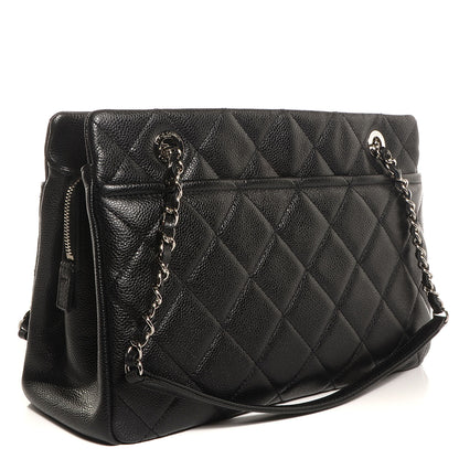 Chanel Caviar CC Timeless Tote Black 3 of 8