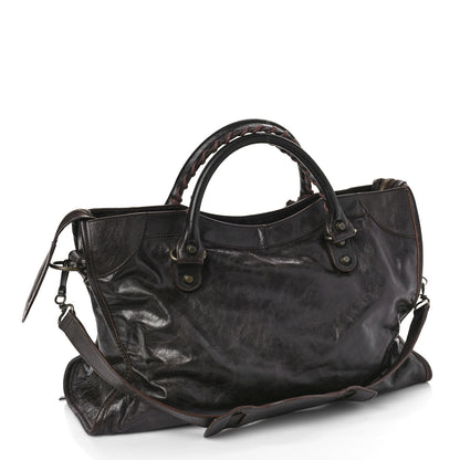 Balenciaga Chevre Classic Hardware City Chocolate 3 of 10