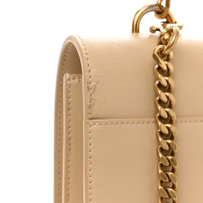 Saint Laurent Smooth Calfskin Medium Monogram Sunset Satchel Beige 11 of 11