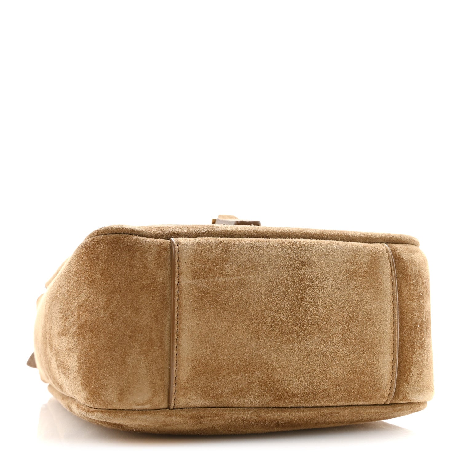 Saint Laurent Suede Baby Le 5 A 7 Hobo Golden Leaf Golden Leaf 4 of 13