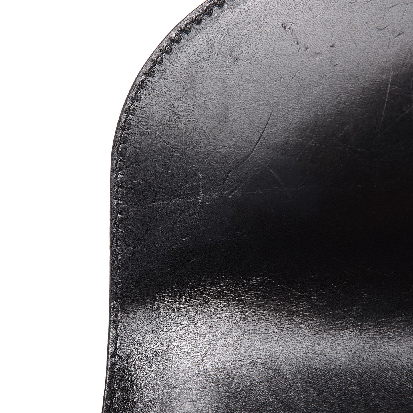 Polished Bridle Calfskin Studded Small Abbott Crossbody Bag Black