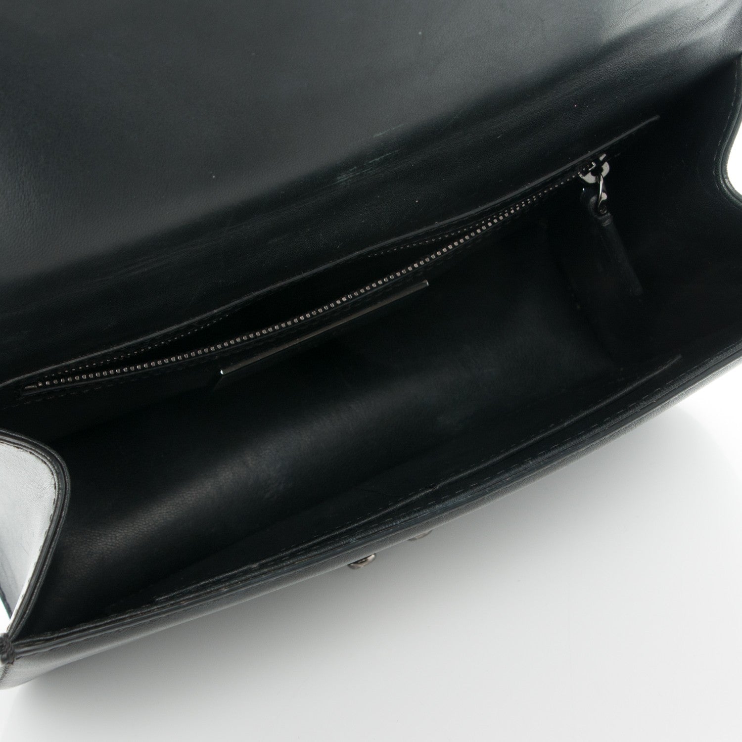 Valentino Garavani Vitello Medium Glam Lock Rockstud Flap Black 5 of 8