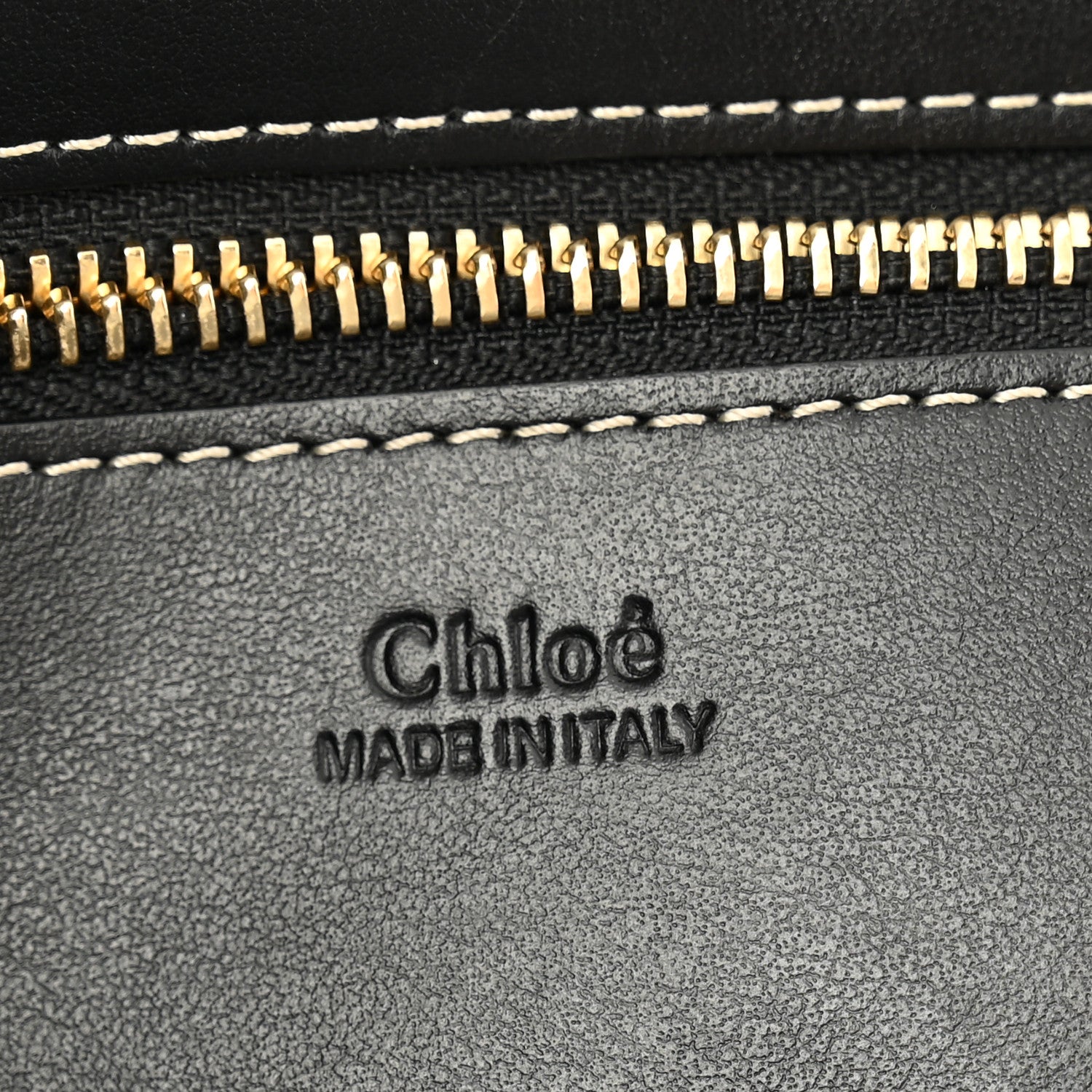 Chloe Felt Calfskin Small Woody Ribbon Tote With Strap Cashmere Grey 6 of 11