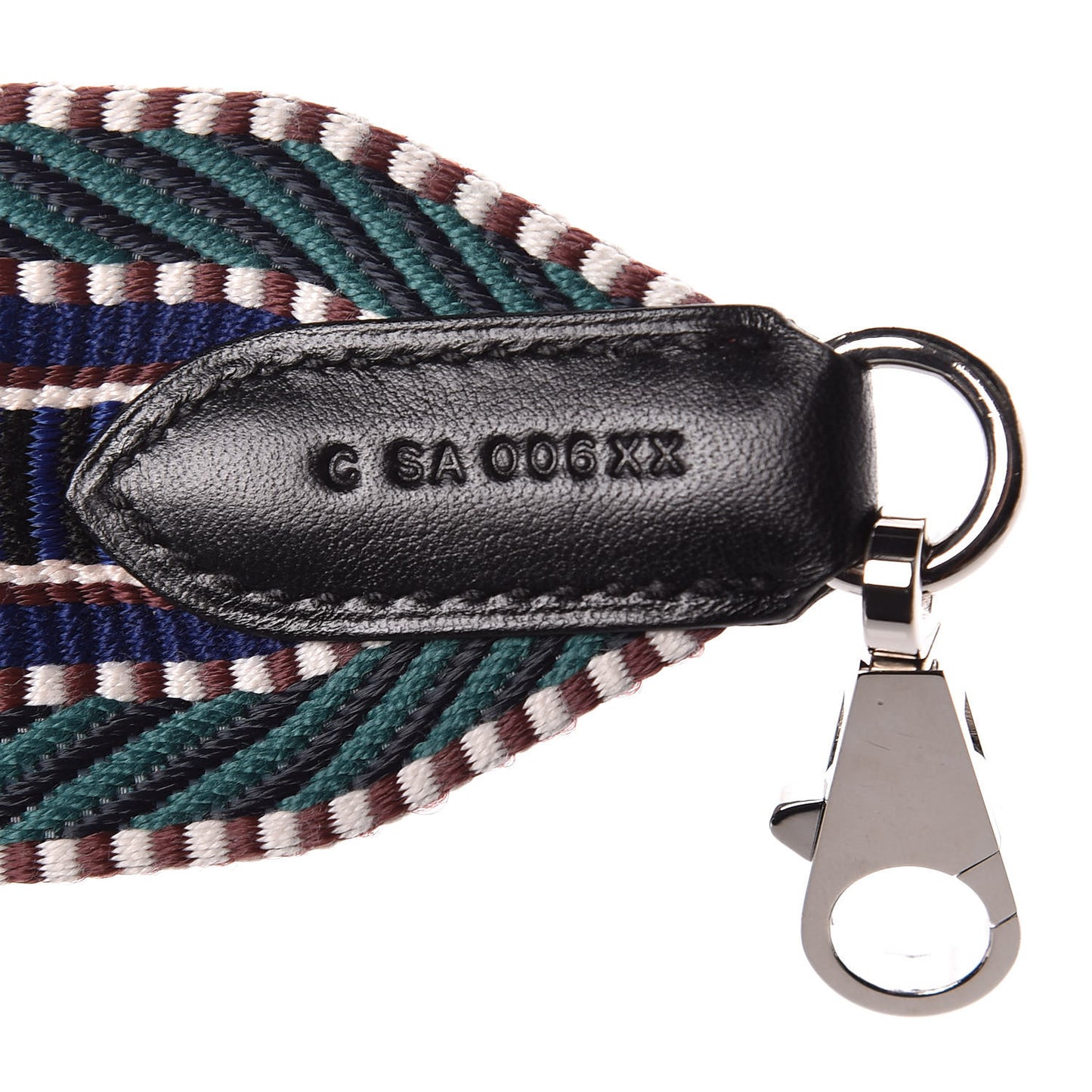 Toile Swift 50mm Sangle Cavale Shoulder Strap Malachite Bleu Electrique Black