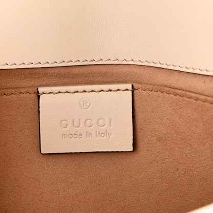 Gucci Calfskin Matelasse Mini GG Marmont Shoulder Bag White 6 of 10