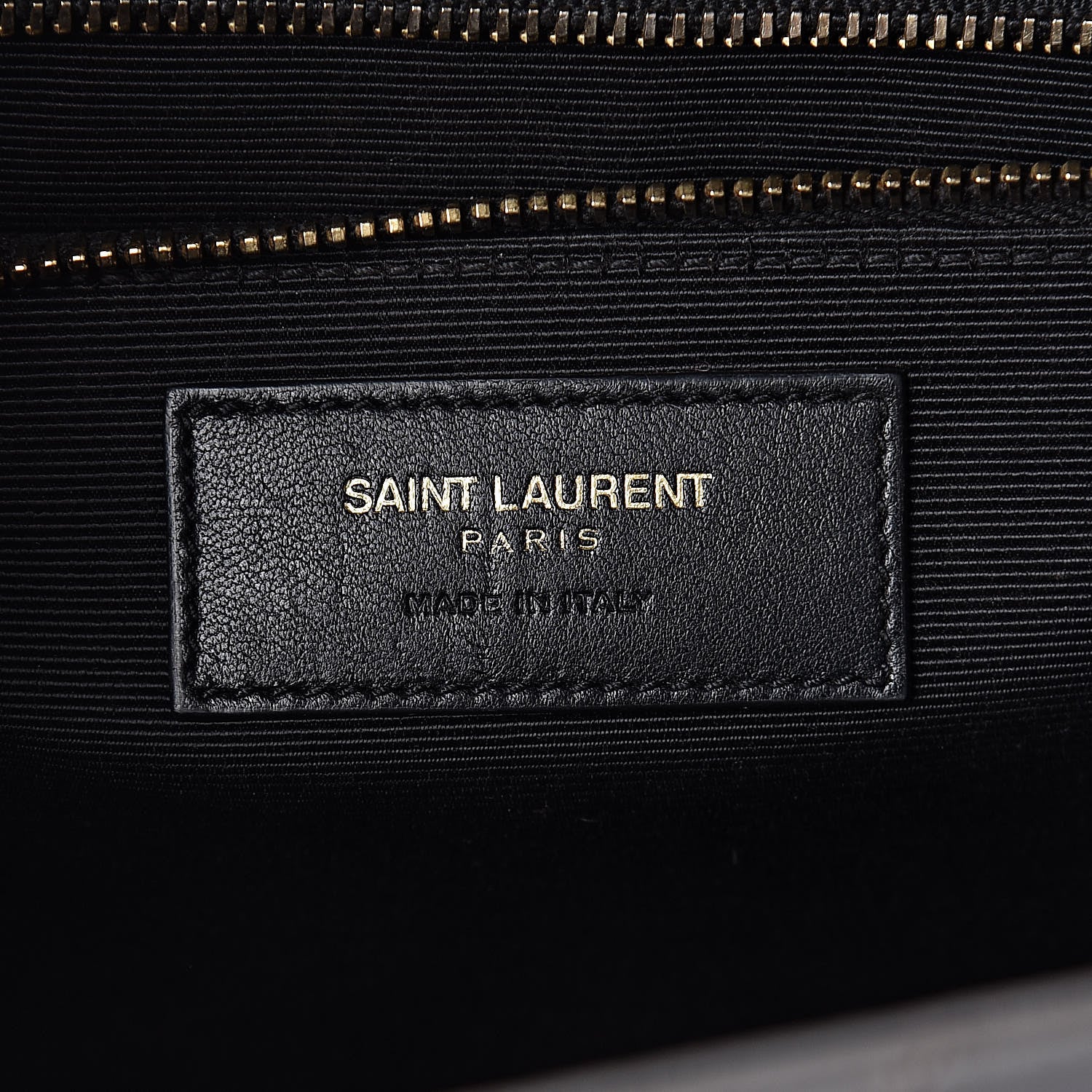 Saint Laurent Grain De Poudre Matelasse Chevron Large Monogram Satchel Earth 6 of 12