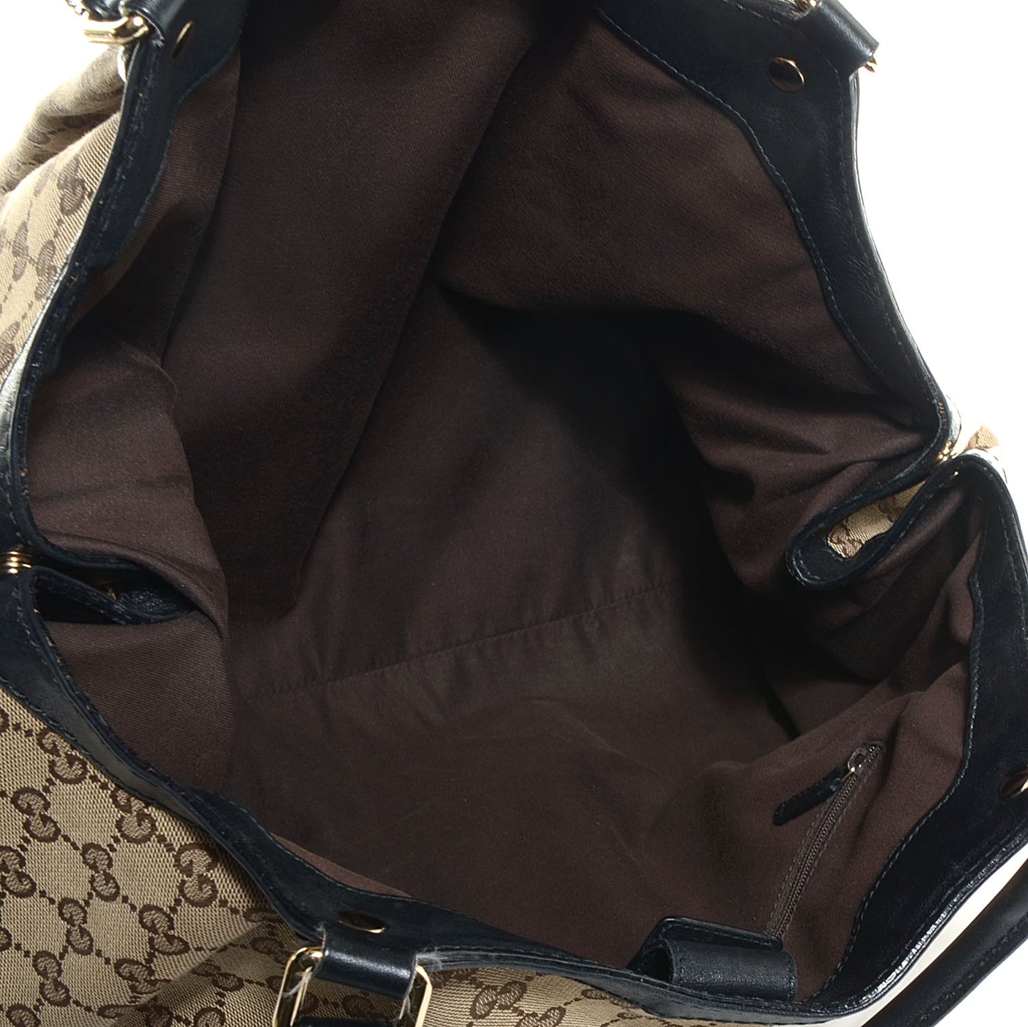 Monogram Large Sukey Tote Beige Ebony Black
