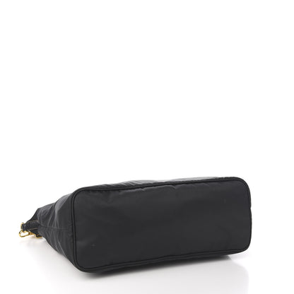 Prada Tessuto Nylon Saffiano Tote Black 3 of 9