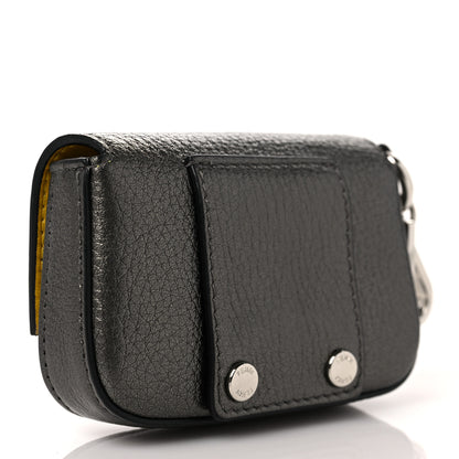 Fendi Cuoio Romano Lux Nano Baguette Charm Graphite 3 of 8