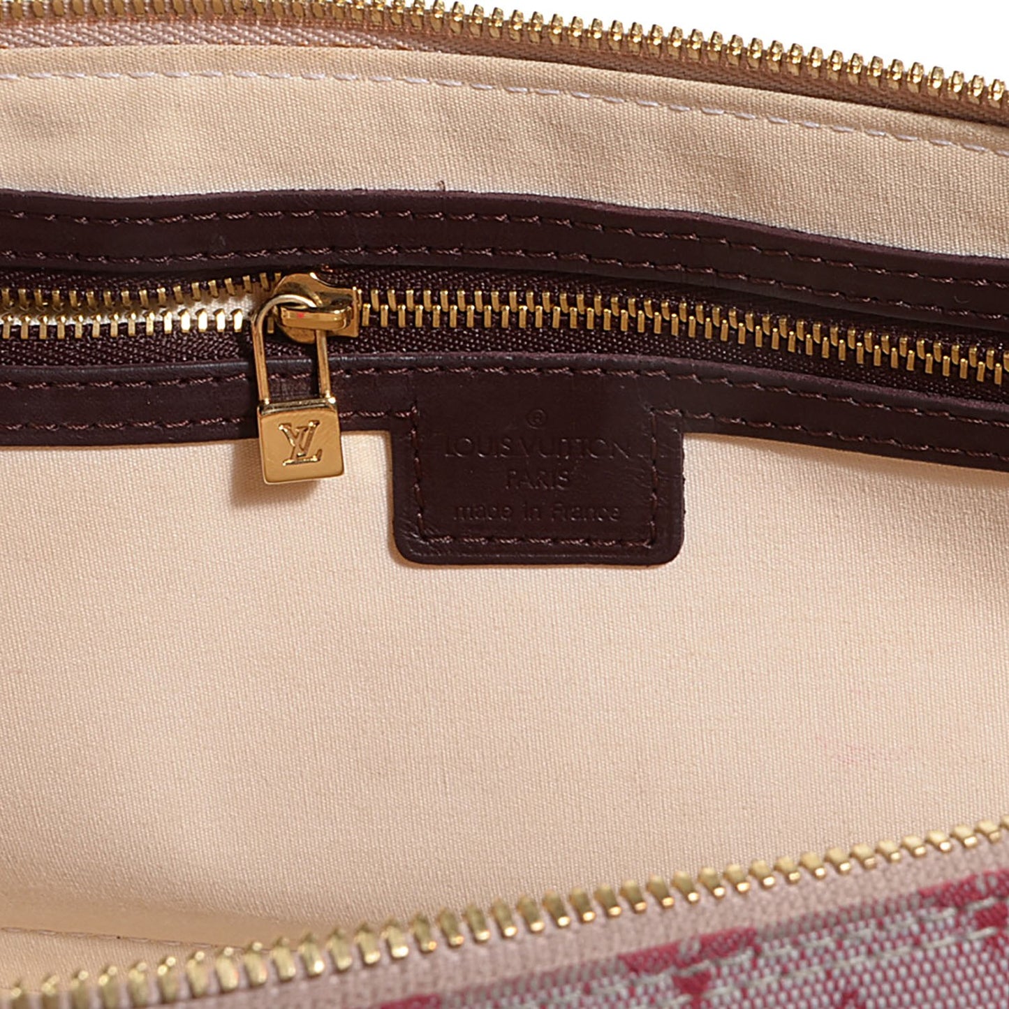 Mini Monogram Alma Long Cherry