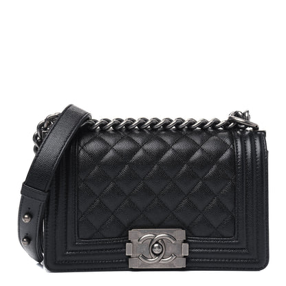 Chanel Caviar Quilted Small Boy Flap Black 1 of 17