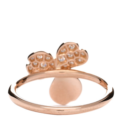 Tiffany 18K Rose Gold Diamond Paper Flowers Ring 52 6 2 of 3