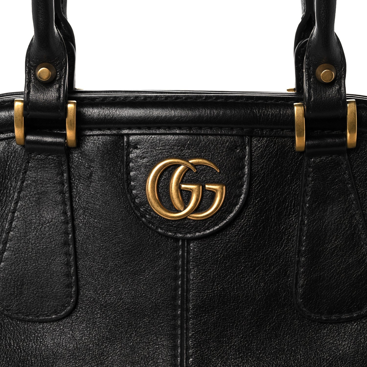 Gucci Calfskin Large Re(Belle) Top Handle Bag Black 9 of 13