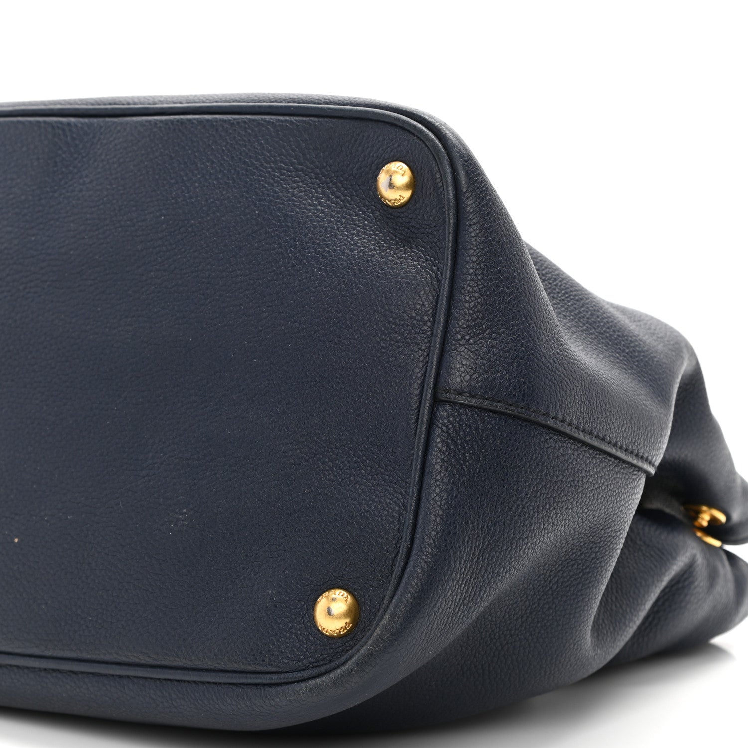 Prada Vitello Daino Tote Bluette 9 of 11