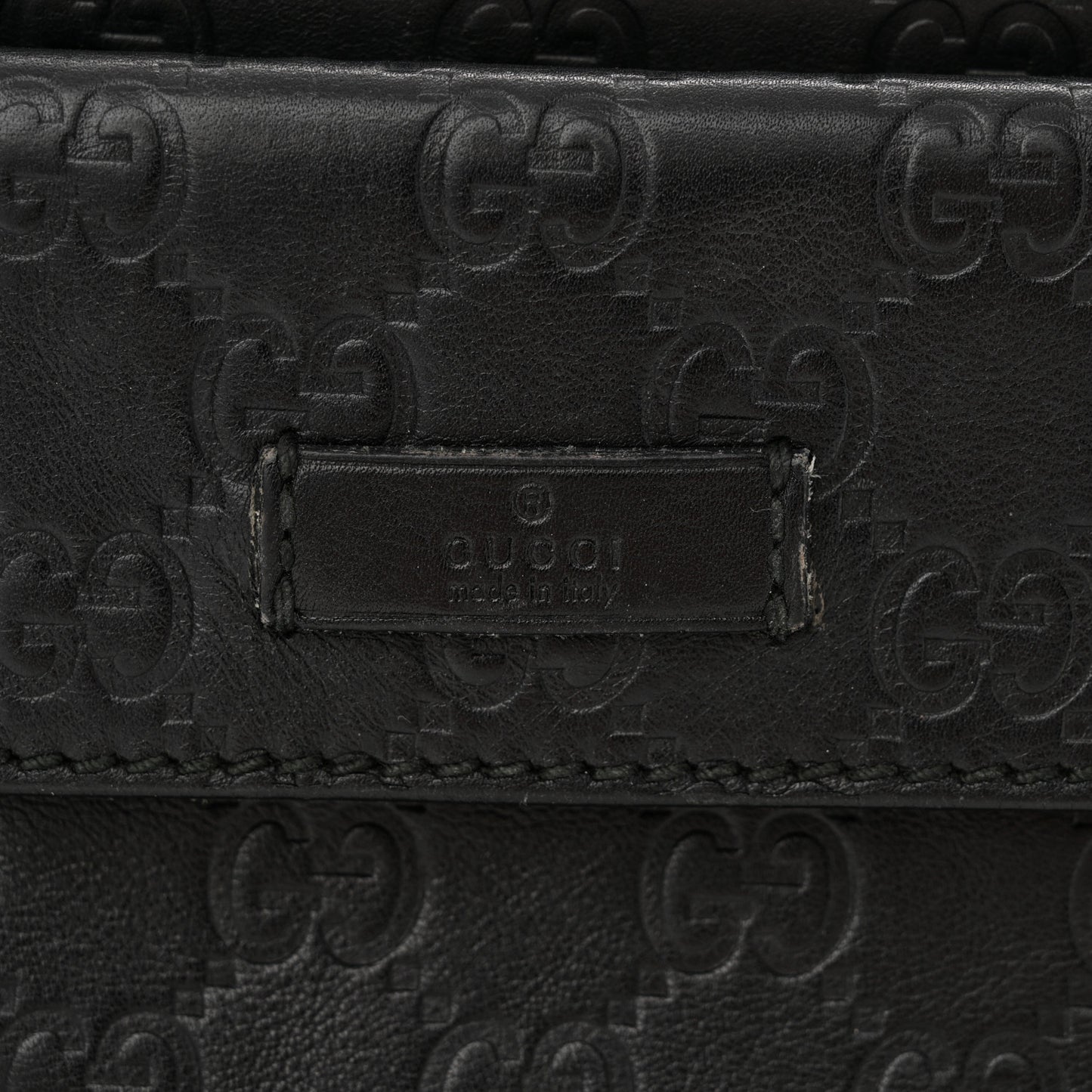 Guccissima Waist Belt Bag Black