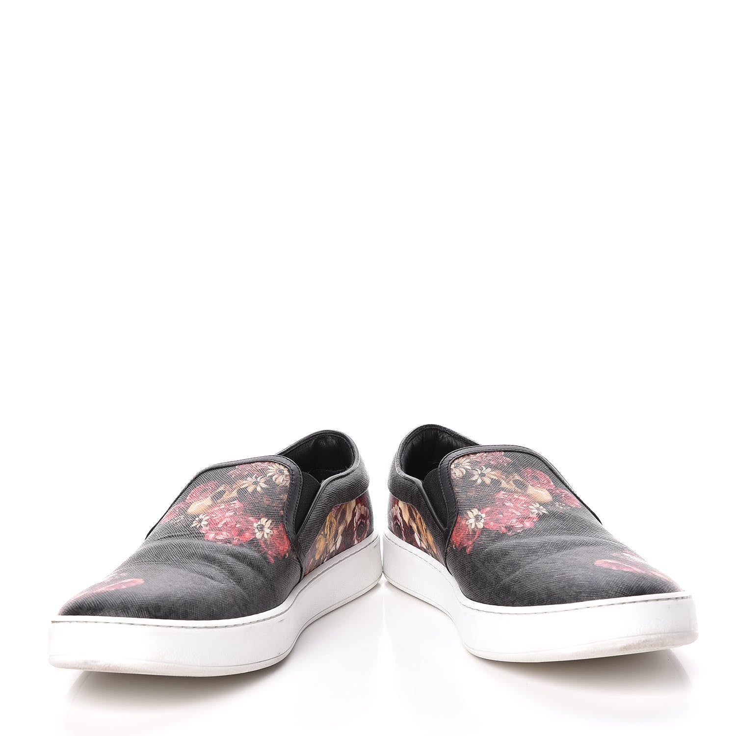 Christian Dior Homme Monogram Floral Skull Slip On Sneakers 45 6 of 18