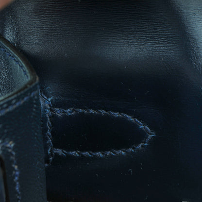 Hermes Box Kelly Sellier 28 Bleu Marine 15 of 25