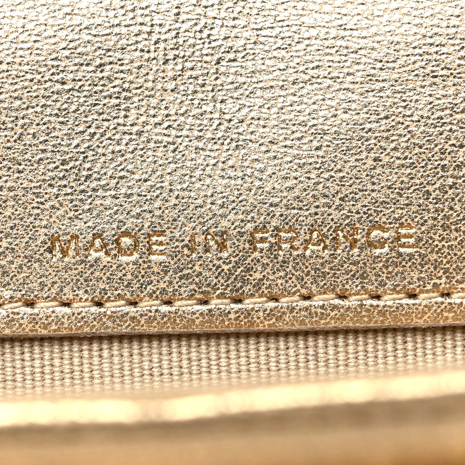 Chanel Metallic Lambskin Quilted Flap Card Holder Wallet Gold 8 of 13