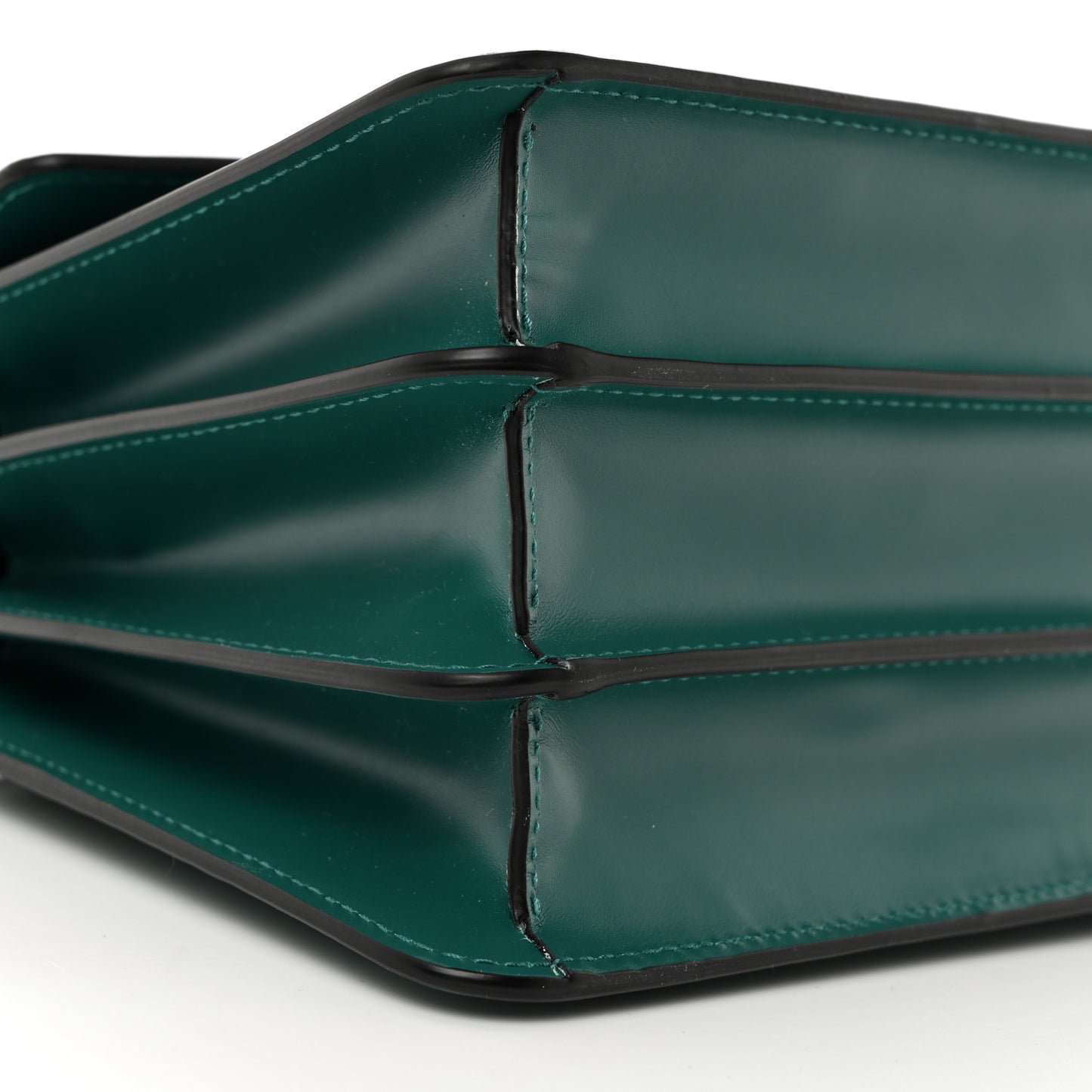 Calfskin Serpenti Forever Top Handle Emerald Green