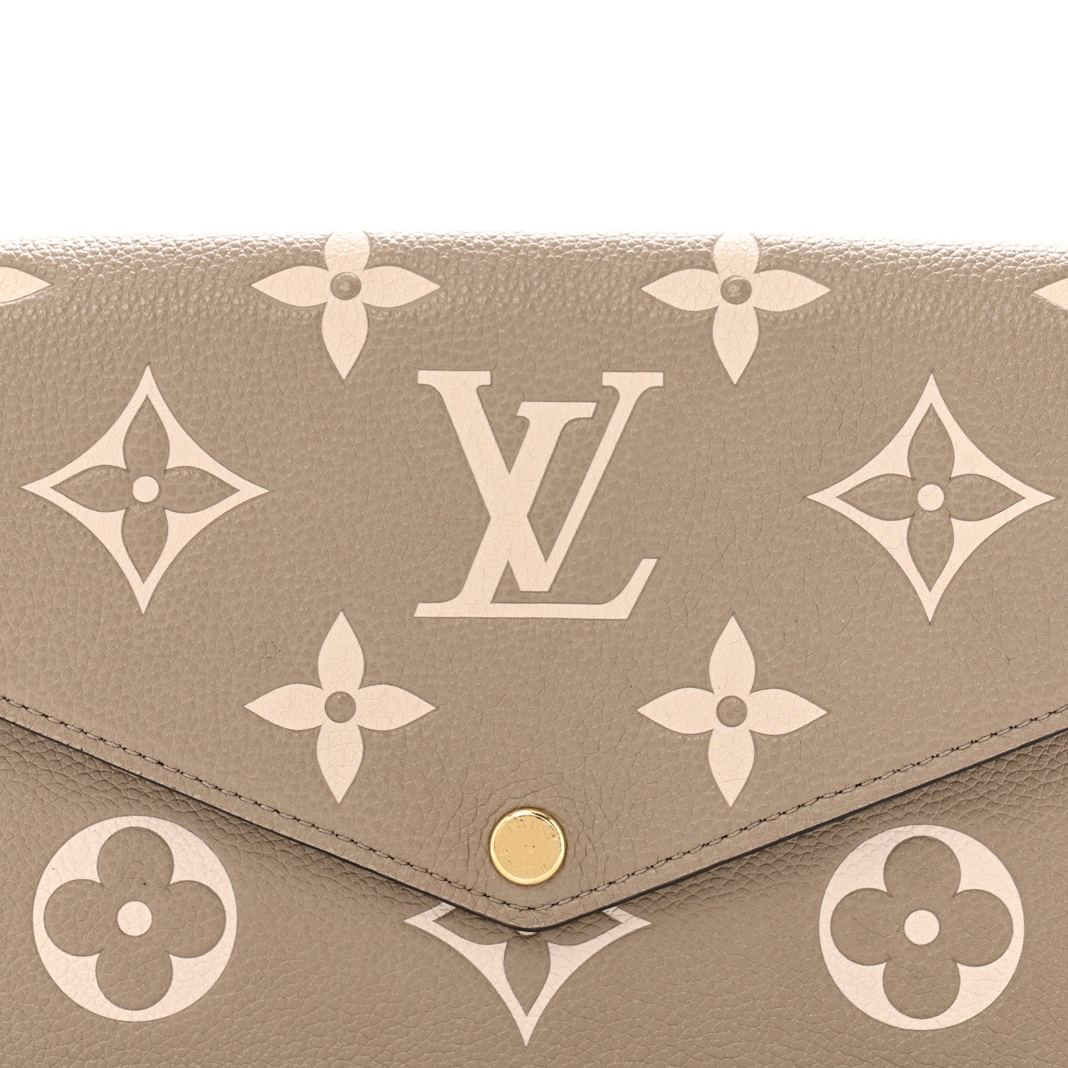Louis Vuitton Empreinte Monogram Giant Felicie Pochette Tourterelle Creme 9 of 12