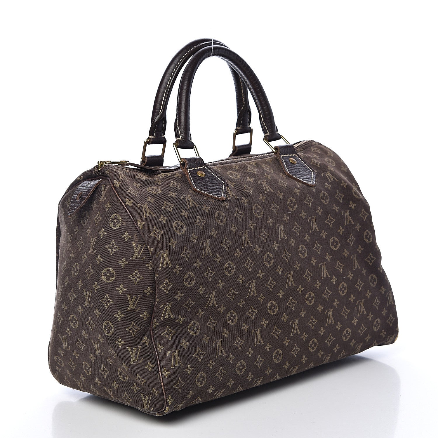 Louis Vuitton Mini Lin Speedy 30 Ebene 3 of 12