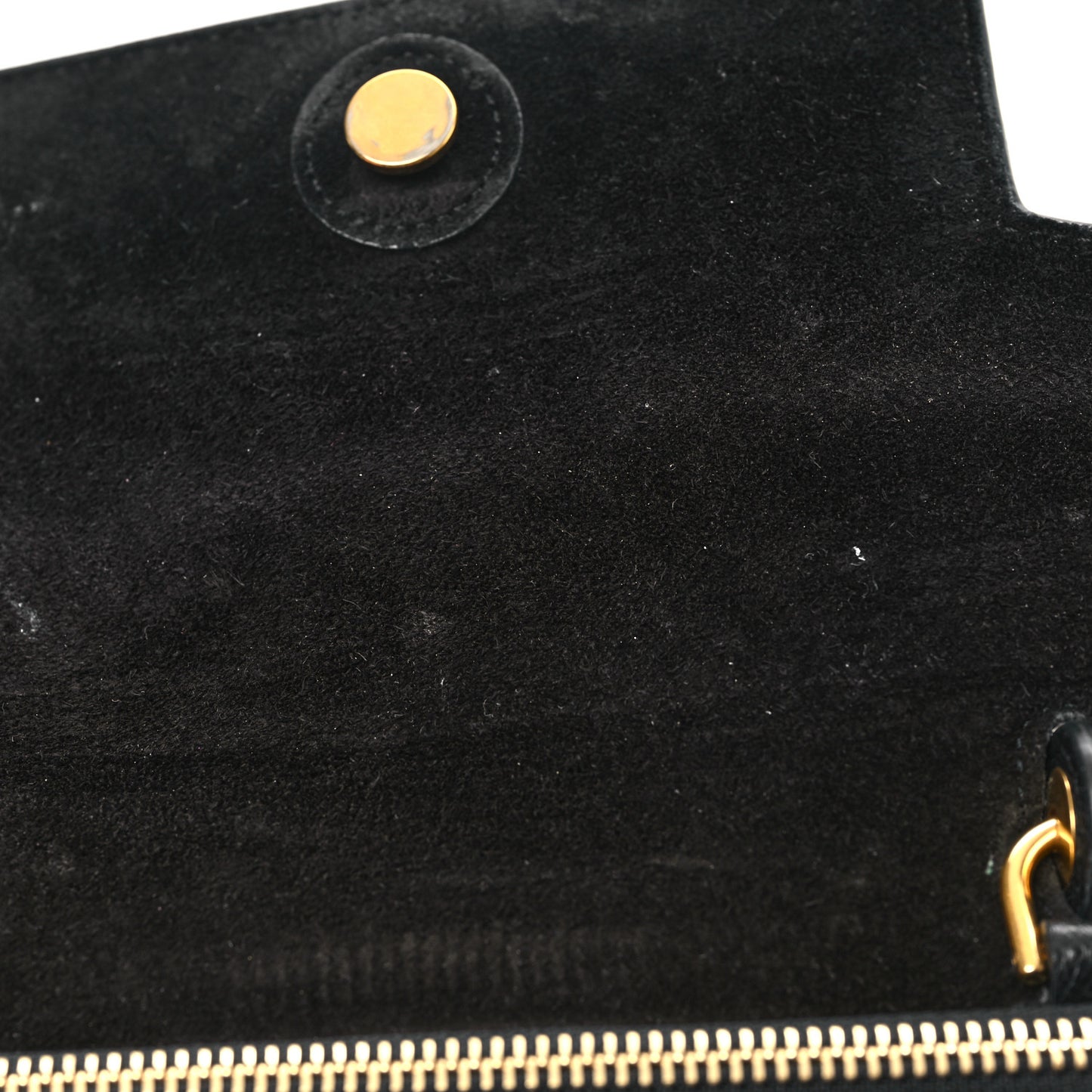 Grained Calfskin Micro Belt Bag Black