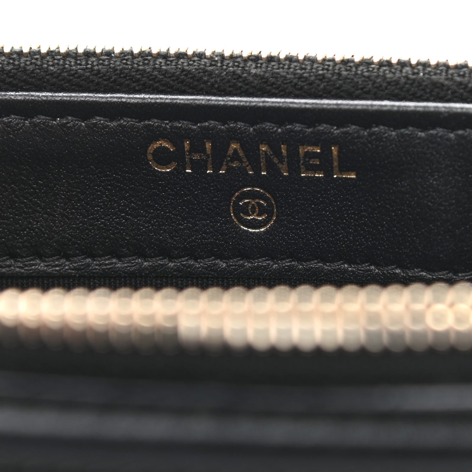 Chanel Caviar Quilted CC Filigree Clutch With Chain Black 8 of 13