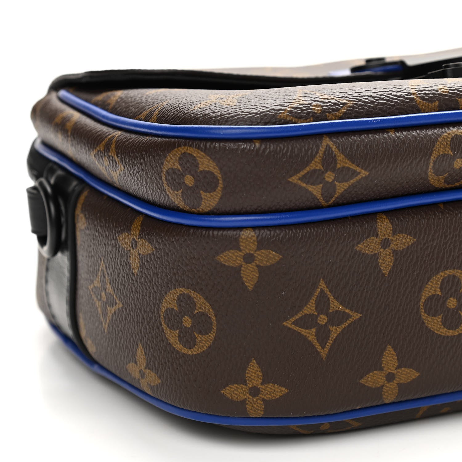 Louis Vuitton Monogram Macassar S Lock Messenger Blue 10 of 15