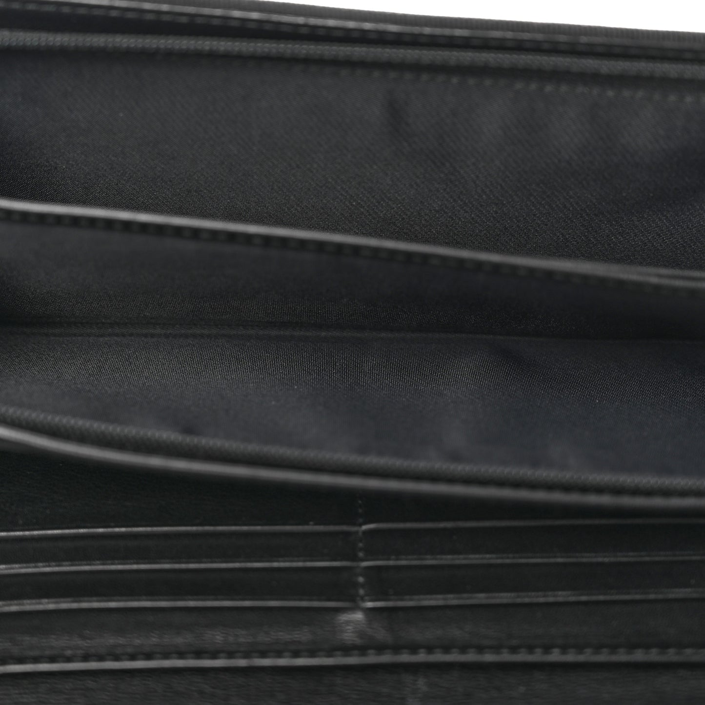 Monogram Chain Flap Black