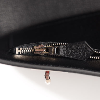 Hermes Taurillon Clemence Jypsiere 28 Black 8 of 19