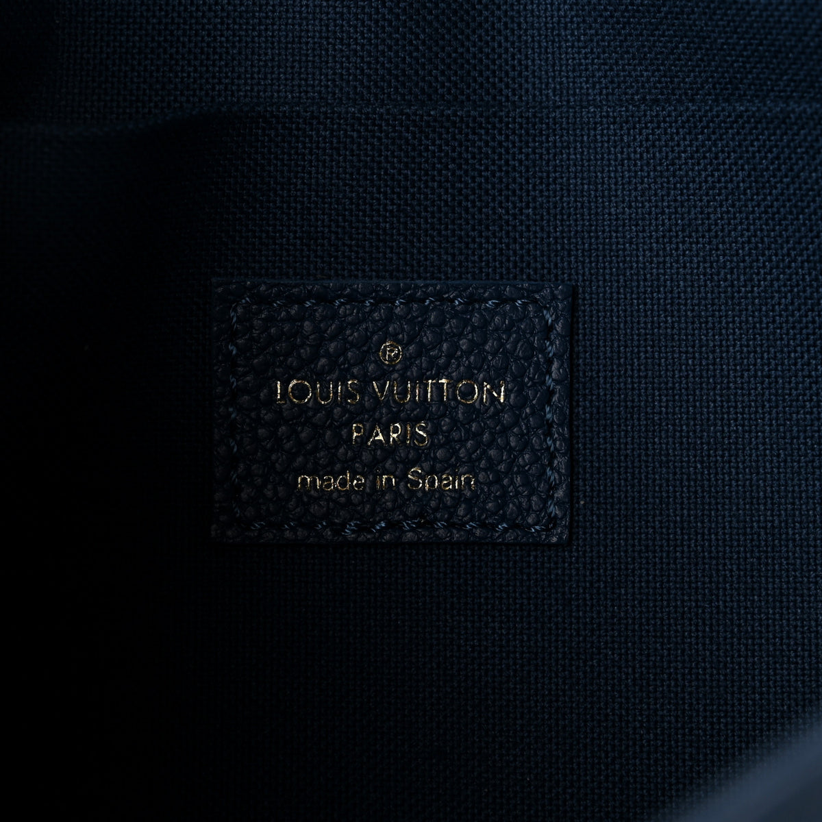 Louis Vuitton Empreinte Monogram Giant Felicie Pochette Chain Wallet Gradient Blue 7 of 11