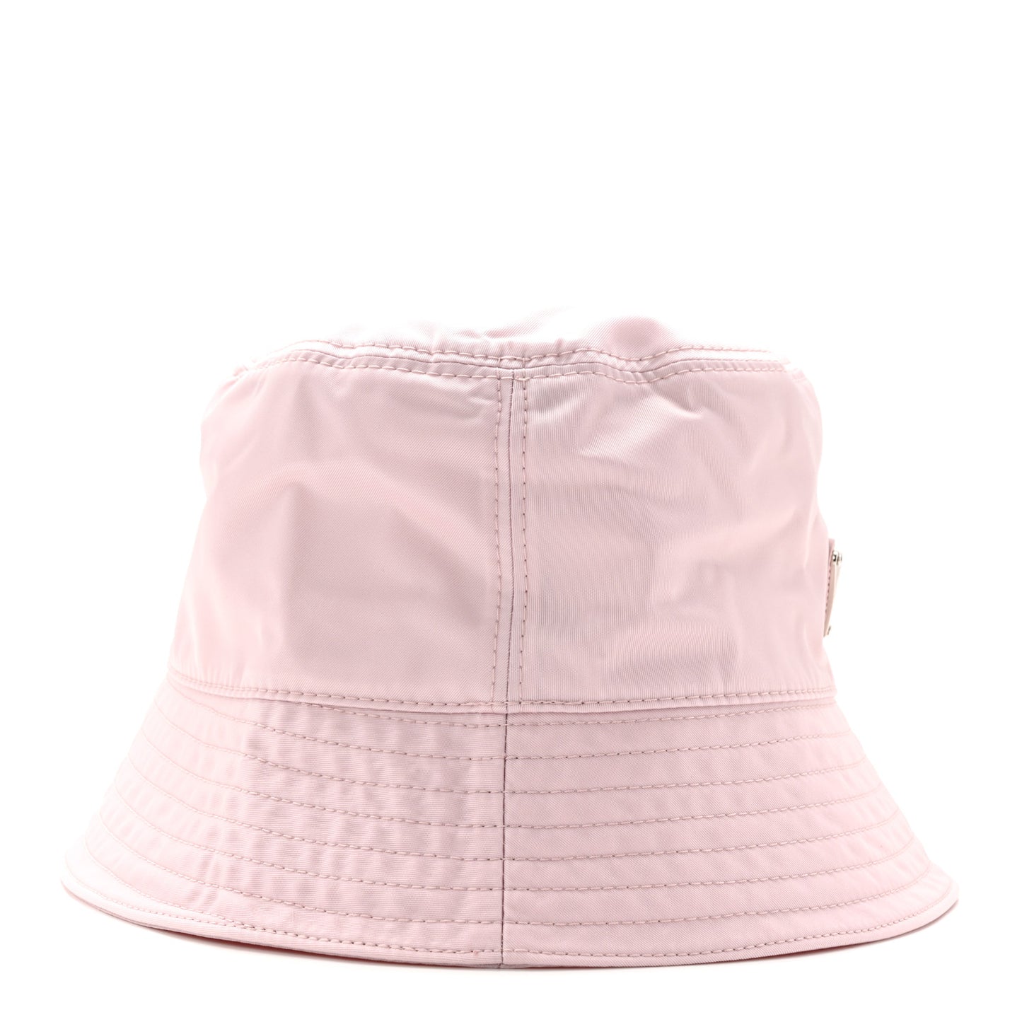 Re-Nylon Metal Triangle Logo Womens Bucket Hat L Alabastro