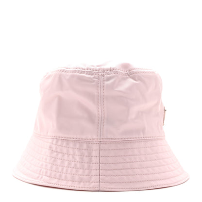 Prada Re-Nylon Metal Triangle Logo Womens Bucket Hat L Alabastro 6 of 8