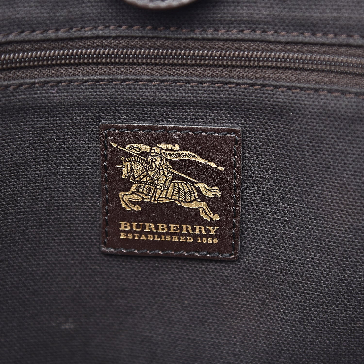 Burberry Haymarket Check Tote Chocolate 6 of 12