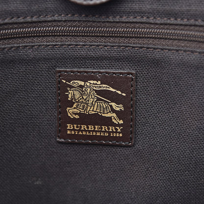 Burberry Haymarket Check Tote Chocolate 6 of 12
