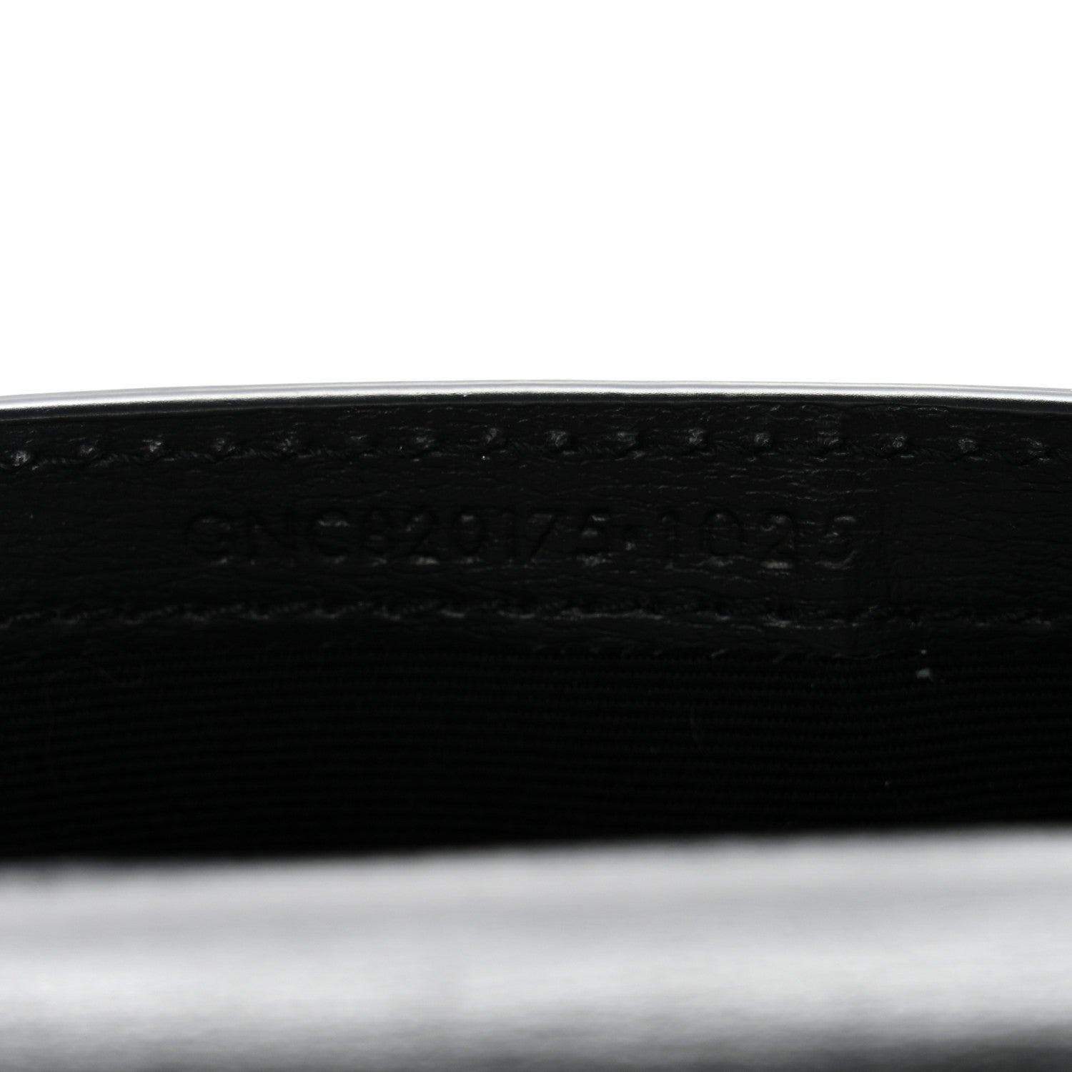 Saint Laurent Calfskin Monogram Cassandre Phone Holder With Strap Black 7 of 13